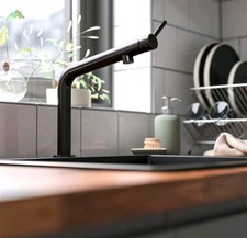 Ikea Mischbatterie Bosjön schwarz Wasserhahn Küche Armatur NEU OVP 8,0l/min