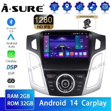 KAM Android 14 AutoRadio GPS 2+32GB BT für Ford Focus 3 MK3 2011-2018 CarPlay FM