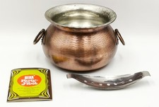 Zint 197 großer Kupfertopf Hexenkessel Alter Kupfer Topf Hammerschlag Handarbeit