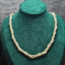 Mehrreihige Perlenkette - Gold