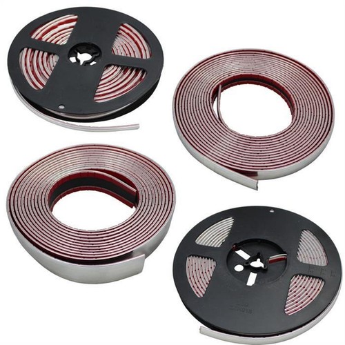 Chrom zierleiste 4mm 30mm - chrom, 5m