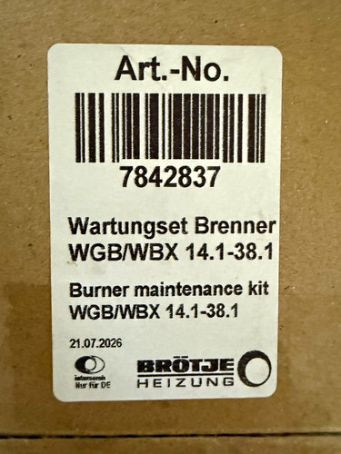 Brötje wartungsset brenner - wartungsset,