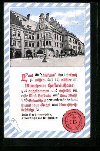 Ansichtskarte münchner - ansichtskarte,