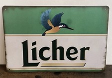 LICHER BIER Blechschild 20x30