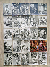 25 alte Mecki Postkarten, Hör