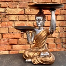 Buddha XL 40cm Gold sitzend