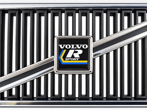 Volvo sport grill emblem - r,