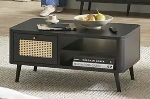 Couchtisch schwarz matt