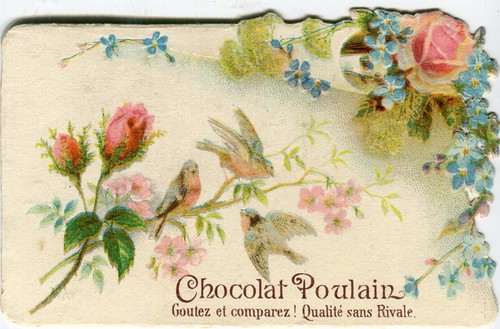 Oblaten scrap die cut - , chromo