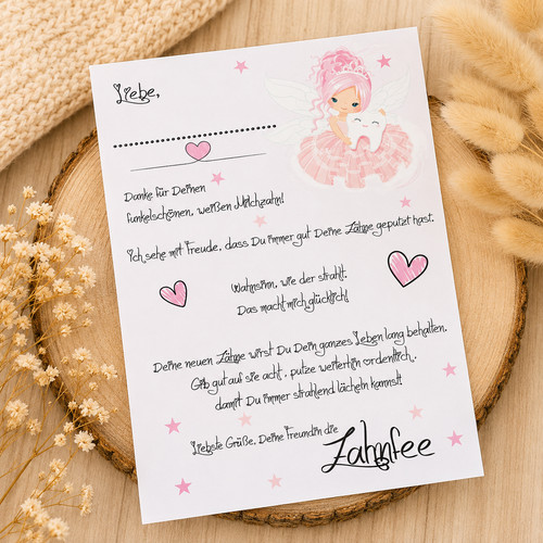 Zahnfee brief liebevoller - zahnfee, |