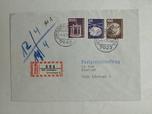 1977 einschreiben - 1977,