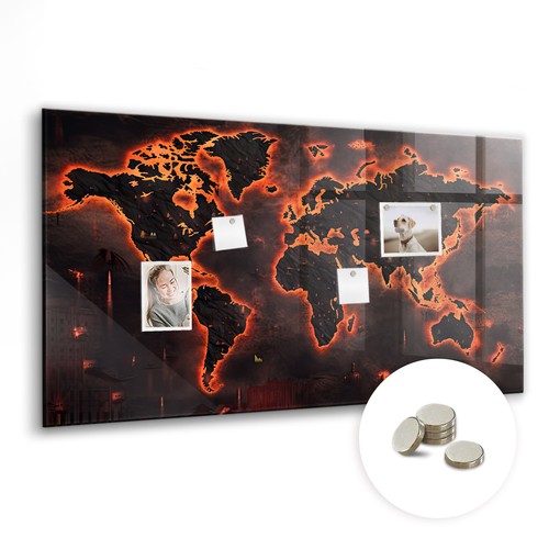 Magnetboard glas wandtafel - magnetboard, glas-wandtafel