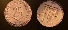 Freiberg ( Sachsen) 25 Pfennig