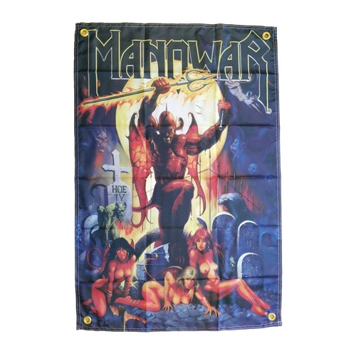 Manowar banner 3x2 90 x - ft,