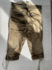 alte Lederhose Hirschlederhose