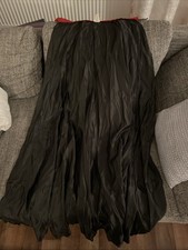 Schwarzer Vampir Umhang Halloween Kostüm, Lang