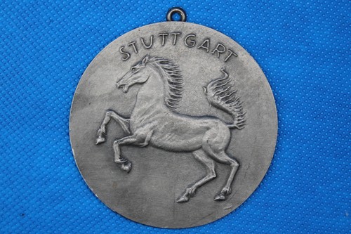 Zinn medaille stuttgart - medaille,