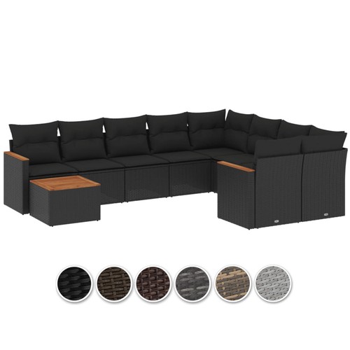 Tlg poly rattan garten - poly,
