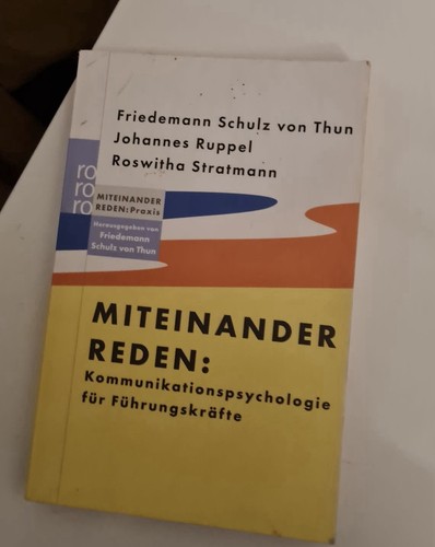 Miteinander reden friedemann - miteinander, ,
