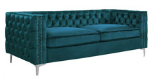 turkis chesterfield couch