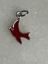 Rote Taube Sterling Silber 925