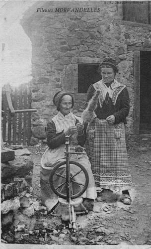 Cpa folklore - folklore, d'or)