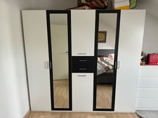 Wunderschöner Kleiderschrank in anthrazit/weiß zu verkaufen