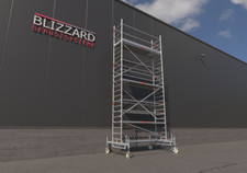 Rollbares Gerüst, Rollgerüst 2,85 m x 0,75 m | Arbeitshöhe 7,53 m