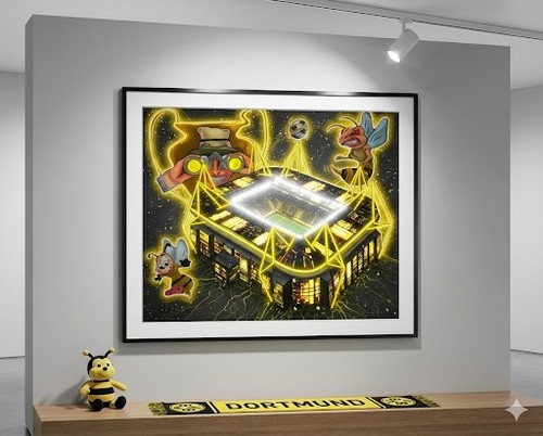 Einzigartiger fußball stadion - einzigartiger, fußball-stadion