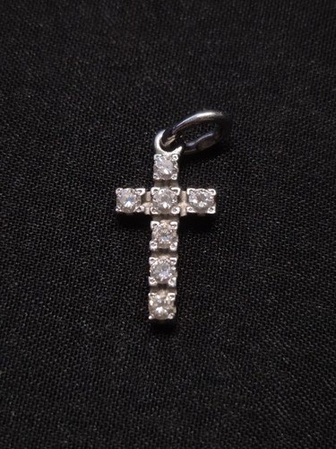 18k weißgold kreuz - 18k,