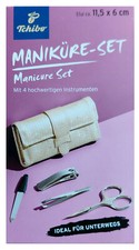 TCM Tchibo Maniküre & Pediküre Set mit 4 Instrumenten im Etui