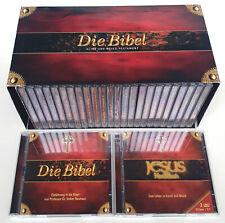 Die Bibel Altes und Neues Testament Hörbuch Box 25 CDs + 2 DVDs 2006 wie neu!