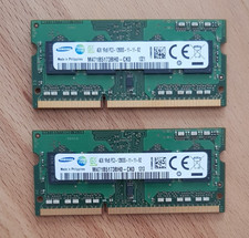 2x 4GB RAM Samsung Speicher DDR3 1Rx8 PC3-12800S-11-12-B2