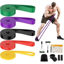 5 Stück Fitnessband Gummiband