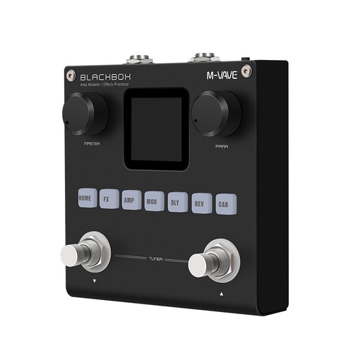 Black box gitarreneffektpedal - black,