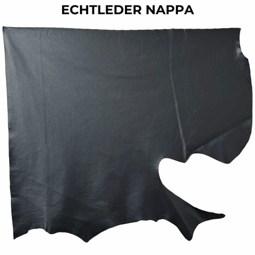 Nappa echtleder schwarz - nappa, ca