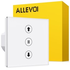 ALLEVOI Smart Rolladenschalter, Wlan Zeitschaltuhr, Alexa/Google Home, Wifi Jalo
