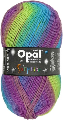 Regenbogen sockenwolle opal - regenbogen,