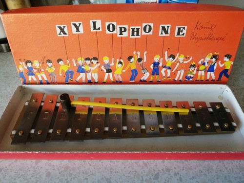 Altes xylophon glockenspiel - xylophon,