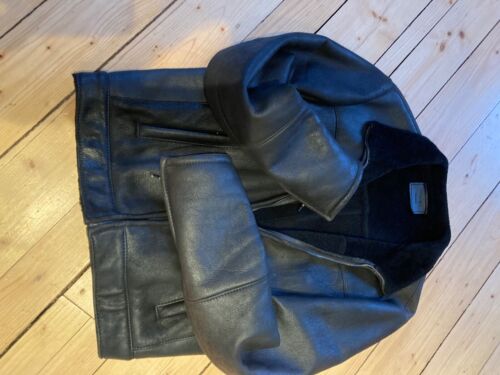 Prada lammfell lederjacke - lammfell,