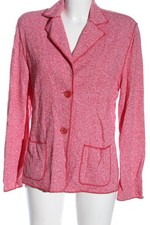 LE TRICOT LONGHIN Kurz-Blazer Damen Blazer Gr. DE 40 pink-weiß Business-Look