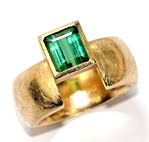 Ring gold herren turmalin - gold,