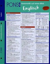 PONS Grammatik auf einen Blick
