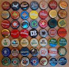 49 verschiedene Kronkorken Sammlung nur Bier ausländischer Biermarken