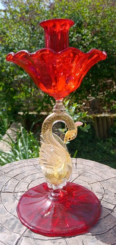 Rubinroter murano glas - rubinroter,