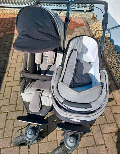 Tfk zwillings kombikinderwagen - zwillings,