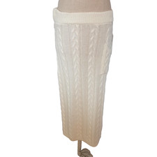 💙 Damen Strick Rock Weiß