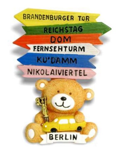 Berlin magnet poly wegweiser - berlin,