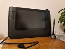 Wacom Cintiq 12 Zeichnungen LCD Tablet DTZ-1200W, Stift + Ständer + Kabel