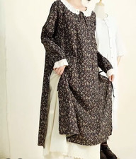 ❣️Romantik Rüschen Schürze Kleid L 40 XL 42 oversize Cottage Core floral Sand